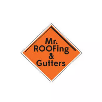 Mr. ROOFing and Gutters logo