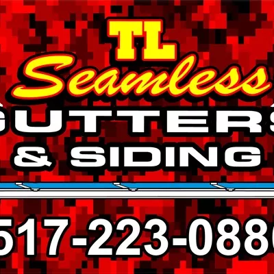 TL Seamless Gutters logo